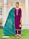 Bhoomi By Aanchi Vichitra Silk Kurti With Bottom Dupatta